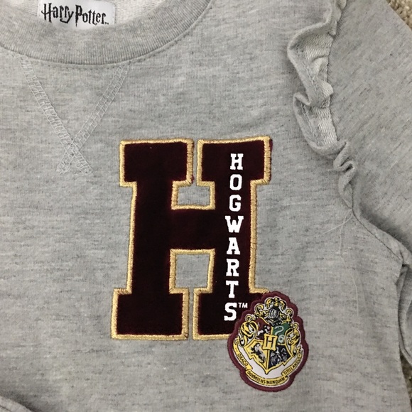 Girls' Harry Potter Long Sleeve Dress - Gray-A3 - Picture 7 of 7